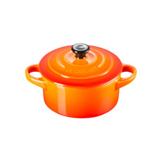 Imagem de MINI COCOTTE EM CERÂMICA LARANJA COM TAMPA 250ML 8X14X11 CM - LE CREUSET - Le Creuset Do Brasil 