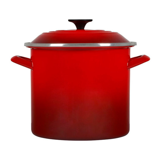 Imagem STOCKPOT VERMELHA 7,6L EM AÇO ESMALTADO 19X31X25 CM - LE CREUSET