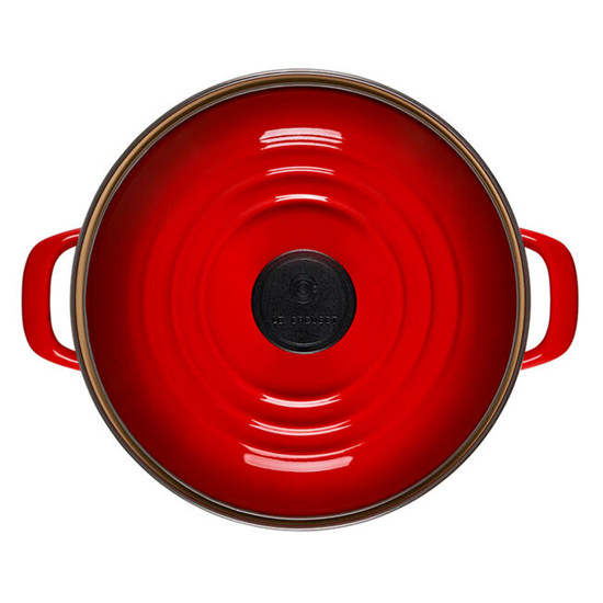Imagem STOCKPOT VERMELHA 7,6L EM AÇO ESMALTADO 19X31X25 CM - LE CREUSET