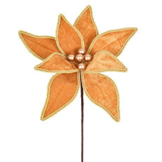 Imagem de HASTE DECORATIVA MOLDÁVEL BICO DE PAPAGAIO DOURADA COM BORDA AMARELA 34X28 CM - Grillo Ltda