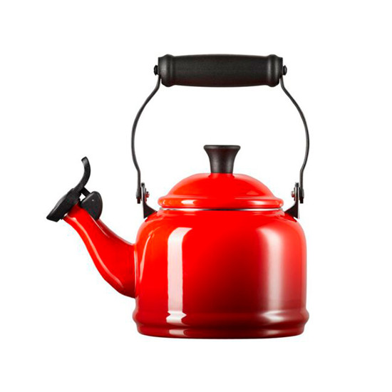 Imagem CHALEIRA DEMI EM AÇO ESMALTADO VERMELHO 1,1L 25X24X16 CM - LE CREUSET