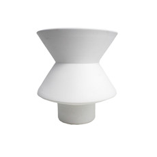 Imagem de VASO DECORATIVO EM CERÂMICA BRANCA 23X19 CM - GRILLO 59322 - Grillo Ltda