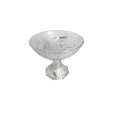 Imagem de CENTRO DE MESA DECORATIVO EM VIDRO TRANSPARENTE 16X19 CM - GRILLO 59366 - Grillo Ltda