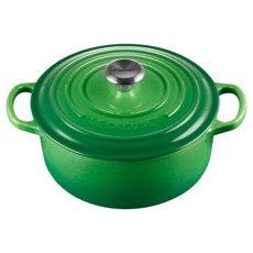 Imagem de PANELA REDONDA VERDE BAMBOO EM FERRO FUNDIDO COM TAMPA 1,8L 13,4X25X19 CM LE CREUSET - Le Creuset Do Brasil Ltda 