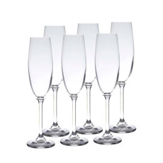 Imagem de CONJUNTO 6 TAÇAS EM CRISTAL ECOLÓGICO TRANSPARENTE 260ML - WOLFF - Rojemac Impotacao E Exportacao Ltda