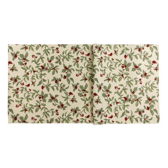 Imagem CAMINHO DE MESA NATALINO BACCHE DI NATALE 45X140CM - AUGURI