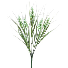 Imagem de BUQUÊ DE FOLHAGEM VERDE SILVESTRE DECORATIVO EM PLÁSTICO MOLDÁVEL 36X9 CM - GRILLO - Grillo Ltda