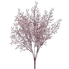 Imagem de HASTE DECORATIVA DE FOLHAGEM MARROM PERMANENTE EM PLÁSTICO MOLDÁVEL 42X11CM GRILLO - Grillo Ltda