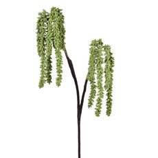 Imagem de HASTE PENDENTE SEDUM VERDE PERMANENTE DECORATIVO EM PLÁSTICO MOLDÁVEL 76X15CM - Grillo Ltda