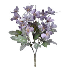 Imagem de BUQUÊ DECORATIVO PERMANENTE POPPY COR LAVANDA EM PLÁSTICO 31X15 CM - GRILLO - Grillo Ltda