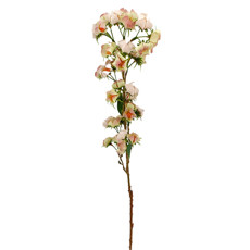 Imagem de HASTE DECORATIVA PERMANENTE DE MINI FLOR BALÃO ROSA EM PLÁSTICO 73X22 CM - GRILLO - Grillo Ltda