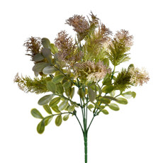 Imagem de BUQUÊ DE FOLHAS PERMANENTE LAVANDA OUTONO EM PLÁSTICO MOLDÁVEL 36X23 CM - GRILLO - Grillo Ltda