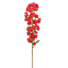 Imagem de HASTE DECORATIVA PERMANENTE DE MINI FLOR BALÃO VERMELHA EM PLÁSTICO 73X22 CM - GRILLO - Grillo Ltda