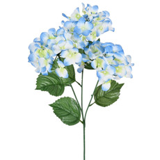 Imagem de HASTE DECORATIVA PERMANENTE DE HORTÊNSIA AZUL EM PLÁSTICO 71X20 CM - GRILLO - Grillo Ltda