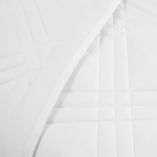 Imagem EDREDOM KING VISION EM ALGODÃO BRANCO 2,9X2,6M