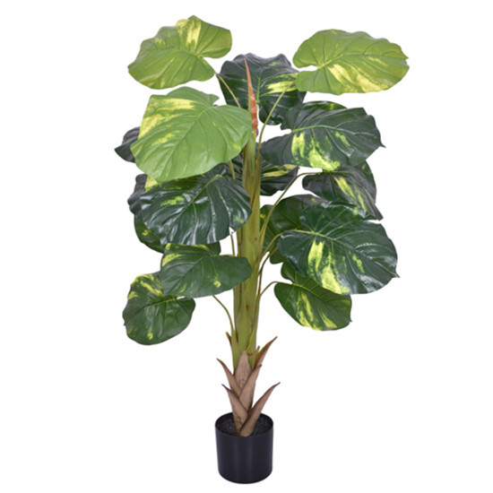 Imagem PLANTA POTHOS DECORATIVA COM FOLHAGEM VERDE TOQUE REAL EM PLÁSTICO 135X82CM - GRILLO