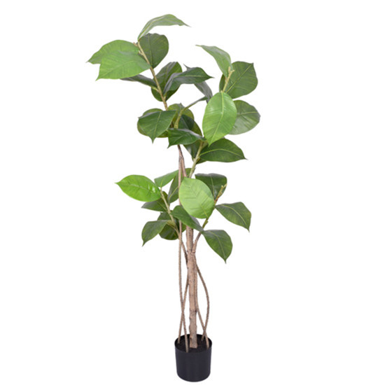 Imagem PLANTA FOLHAS DE CARVALHO DECORATIVA VERDE E EM PLÁSTICO TOQUE REAL 170X66 CM - GRILLO