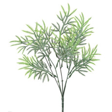 Imagem de HASTE CAPIM SILVESTRE VERDE PERMANENTE EM PLÁSTICO MOLDÁVEL 38X18CM - GRILLO - Grillo Ltda