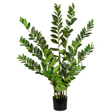 Imagem de PLANTA ZAMIOCULCA VERDE DECORATIVA EM PLÁSTICO COM POTE 125X74 CM - GRILLO - Grillo Ltda