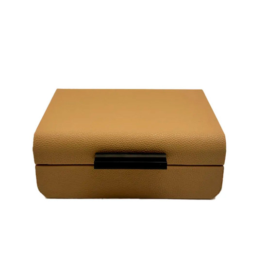 Imagem CAIXA DECORATIVA COR NUDE EM MDF 11X32X22 CM - PARAMOUNT INDUSTRIA