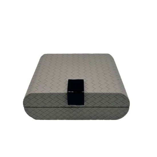 Imagem CAIXA DECORATIVA COR CINZA EM MDF 7X24X17 CM - PARAMOUNT INDUSTRIA