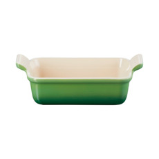Imagem de TRAVESSA RETANGULAR HERITAGE BAMBOO GREEN EM CERÂMICA 32X20X8CM - LE CREUSET - Le Creuset Do Brasil 