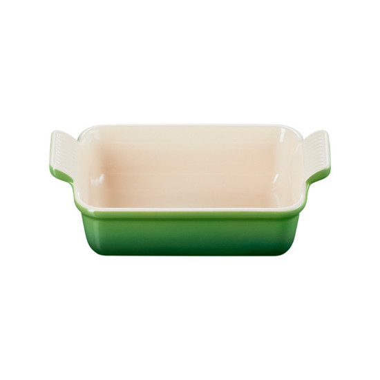 Imagem TRAVESSA RETANGULAR HERITAGE BAMBOO GREEN EM CERÂMICA 32X20X8CM - LE CREUSET