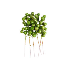 Imagem de PACOTE DE MINI FRUSTAS NATALINAS DECORATIVAS VERDES E DETALHES DOURADOS 20X12 CM - Grillo Ltda