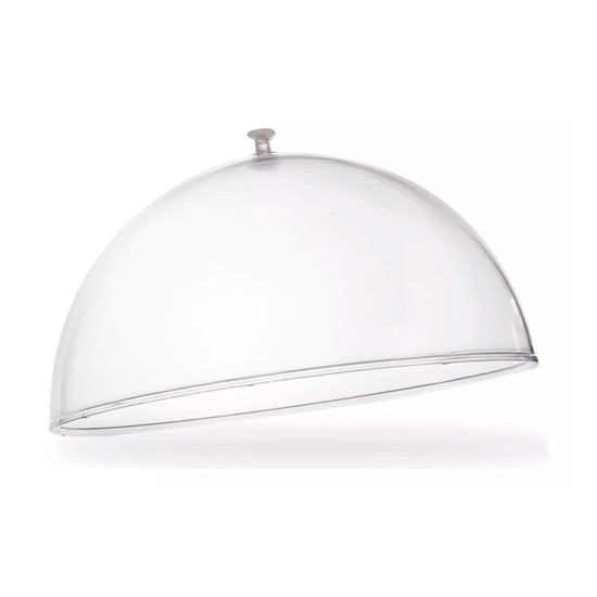 Imagem CÚPULA REDONDA MÉDIA EM ACRÍLICO TRANSPARENTE 12X23X23 CM - KZA INDUSTRIA