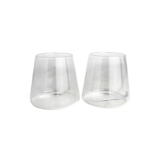Imagem CONJUNTO 2 COPOS BAIXO EM VIDRO BOROSSILICATO 250ML - WOLFF