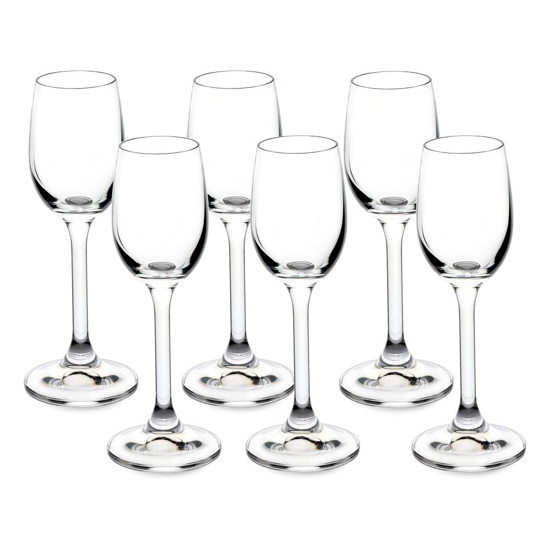 Imagem CONJUNTO 6 TAÇAS PARA LICOR EM CRISTAL ECOLÓGICO 15X5 CM - BOHEMIA CRYSTAL