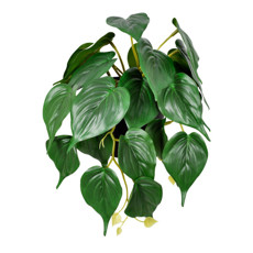 Imagem de ARRANJO DECORATIVO DE FOLHAS PERMANANTES VERDE ESCURO NO VASO EM PLÁSTICO - GRILLO - Grillo Ltda