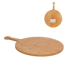 Imagem de TÁBUA PARA PIZZA EM BAMBÚ 58X40CM - HAÜSKRAFT - Etilux Industria E Comercio Ltda