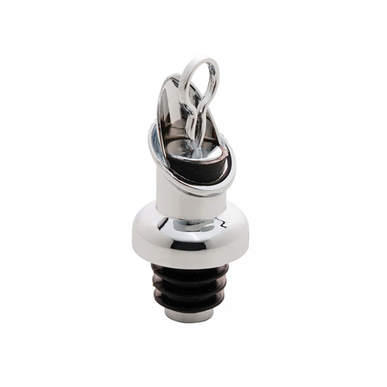 Imagem BICO DOSADOR COM TAMPA PARA VINHO EM AÇO INOX 7X3X3CM - WOLFF