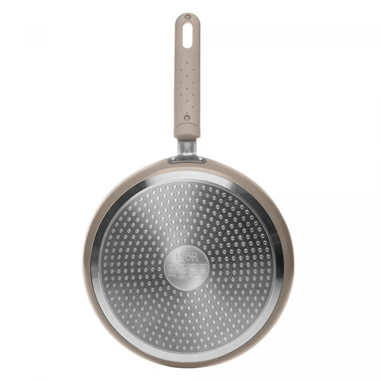Imagem TAPIOQUEIRA DE INDUÇÃO CHEF PRO TAUPE ALUMÍNIO REVESTIDA EM CERÂMICA 6X40X24CM - LYOR