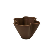 Imagem de CACHEPOT PEQUENO DECORATIVO EM CERÂMICA MOCHA FOSCO 13X20X20CM CERÂMICA ANA MARIA - Ceramica Ana Maria Ltda Epp