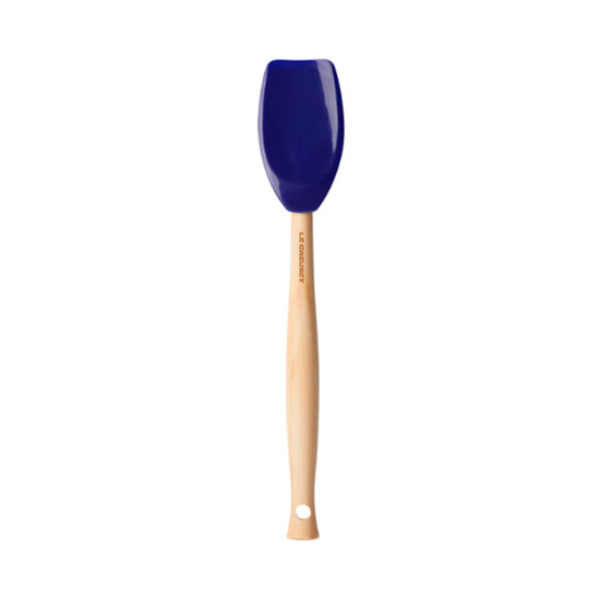 Imagem COLHER DE SILICONE E CABO DE MADEIRA CRAFT AZURE BLUE 1,5X29,5X5CM - LE CREUSET