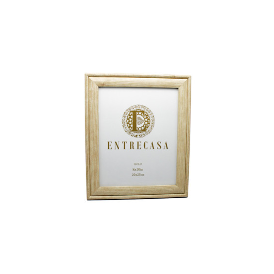 Imagem PORTA-RETRATO DECORATIVO EM MDF COM BORDA BEGE 30X25X2CM - ENTRECASA