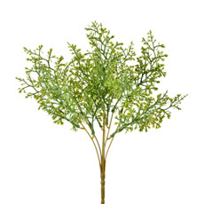 Imagem de BUQUÊ DECORATIVO DE FOLHAS VERDES PERMANENTES EM PLÁSTICO MOLDÁVEL 33X13CM - GRILLO - Grillo Ltda