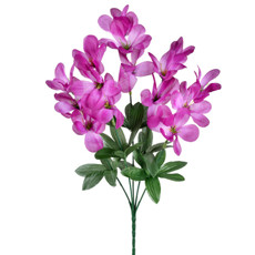 Imagem de BUQUÊ DECORATIVO DE FRÉSIA LAVANDA EM PLÁSTICO MOLDÁVEL 38X20CM - GRILLO - Grillo Ltda