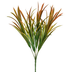 Imagem de BUQUÊ DECORATIVO DE GRAMA VERDE OUTONO EM PLÁSTICO MOLDÁVEL 38X10CM - GRILLO - Grillo Ltda