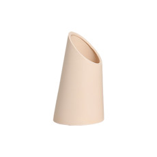 Imagem de VASO CONE DECORATIVO EM CERÂMICA ROSÊ FOSCO 23,5X13,5CM - CERÂMICA MAZZOTTI - Ceramica Artistica Mazzotti Ltda