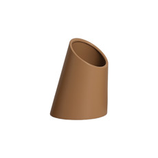 Imagem de VASO CONE DECORATIVO EM CERÂMICA BEGE FOSCO 20X15CM - CERÂMICA MAZZOTTI - Ceramica Artistica Mazzotti Ltda