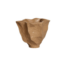 Imagem de VASO DECORATIVO EM CERÂMICA BEGE FOSCO 20X25,6CM - CERÂMICA MAZZOTTI - Ceramica Artistica Mazzotti Ltda