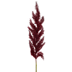 Imagem de HASTE DECORATIVA DE PAMPAS FLOCADO CÔCO QUEIMADO EM PLÁSTICO MOLDÁVEL - GRILLLO - Grillo Ltda