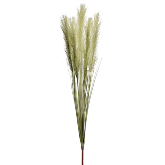 Imagem HASTE DECORATIVA DE PAMPAS VERDE EM PLÁSTICO MOLDÁVEL 105X25CM - GRILLO