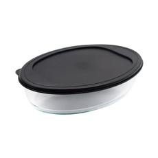Imagem de ASSADEIRA OVAL 4L EM VIDRO COM TAMPA 7,5X39X27,5CM - MOR - Metalurgica Mor S.A- Filial Pernambuco