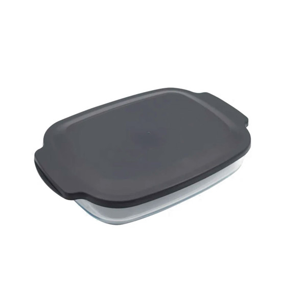 Imagem ASSADEIRA RETANGULAR 2,7L COM TAMPA 7,5X35,5X22CM - MOR