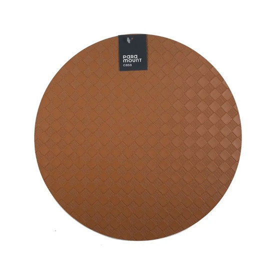 Imagem LUGAR AMERICANO PREMIUM CUBE MOCCA EM PVC 38X38CM - PARAMOUNT INDUSTRIA