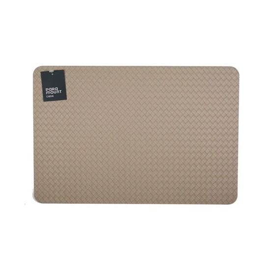 Imagem LUGAR AMERICANO RETANGULAR PREMIUM TRAMA AREIA 45X30CM - PARAMOUNT INDUSTRIA